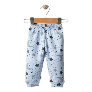 Бебешки панталон с десен на звезди и луни