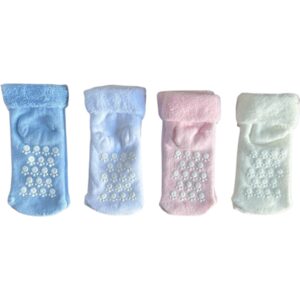 Бебешки чорапи за новородени  - комплект